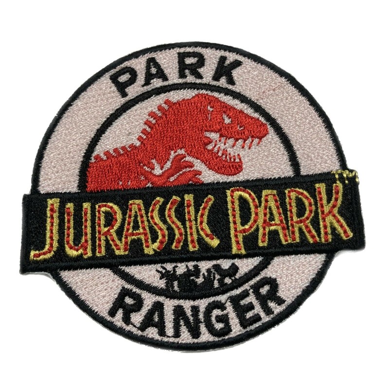 Novelty Patches 3.25" Jurassic Park Ranger Movie Cosplay Tactical Embroidered