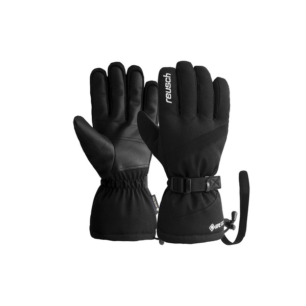Reusch Gants d'hiver Chauds Gore-Tex 7701 Noir/Blanc Taille L