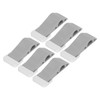 6pcs Door Stoppers Grey Hole Free Installation Noise Elimination TPR
