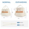 TOURIT Insulated Lunch Box Bag, Double Deck Leakproof Cooler Tote