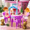 JUKUDAHU 4-Story Villa Playset for Girls Ages 3-8 - 11