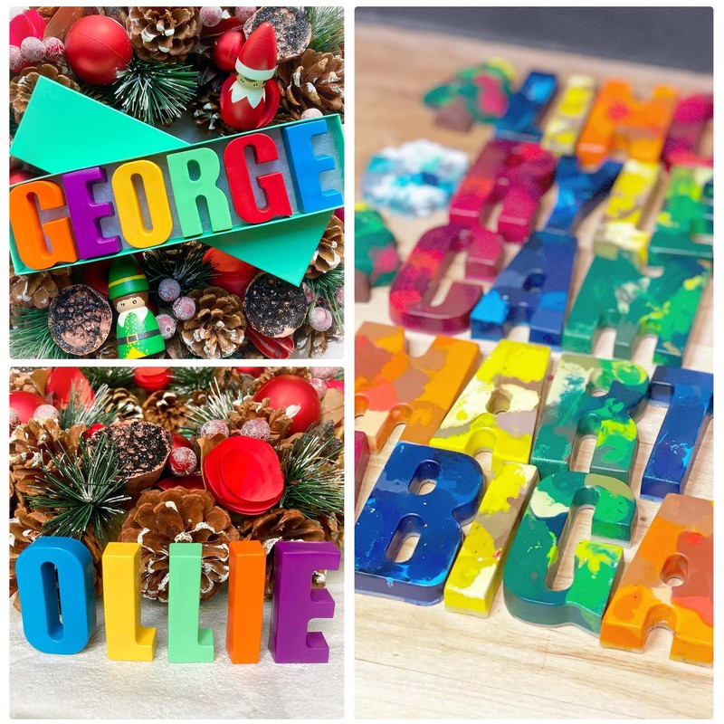 Wocuz Chocolate Silicone Mold - Larger Alphabet Baking 13.2x8.9x1.3 Inch