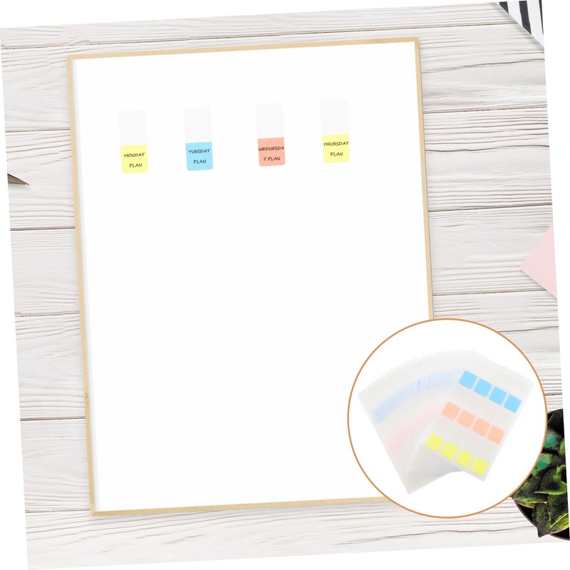 Operitacx 360pcs Index Sticker Markers Tabs Self-Stick Notes Neon Lights