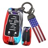ontto luminous car key fob cover fit for Dodge RAM