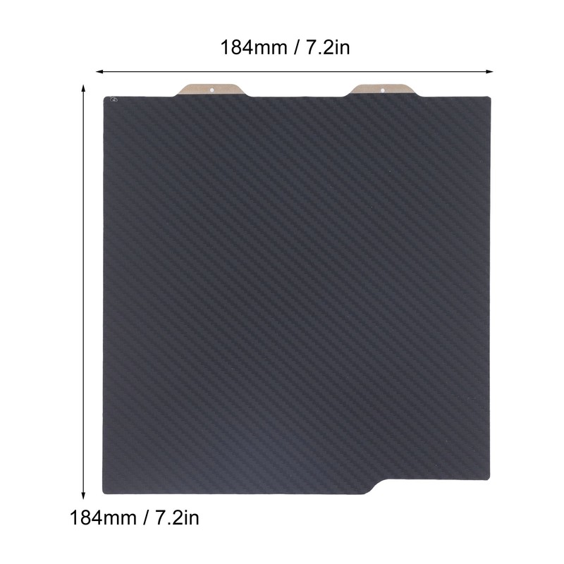 Double Side 3D Printer Build Plate Carbon Fiber PET Textured