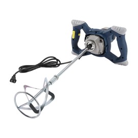 BIXIBIN Cement Mixer, 2400W Drywall Mortar Mixer with 6 Adjustable Speed, Render Paint Tile Rotary Mixing, for Motar, Paint, Grout, Plaster, Thinset,Fodder Stirring Tool US