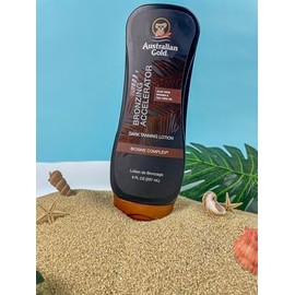 Australian Gold - Dark Tanning Accelerator Lotion With Bronzer, 8 Ounce - Gold - Daily Care