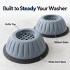 Washing Machine Anti-Vibration Pads – 8 Pack Shock-Absorbing Feet for