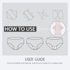 AIO Compresas menstruales de tela reutilizables y lavables, 5 unidades,