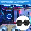 sourcing map 6pcs Water Cooling Adapter G1/4" Thread Male to