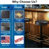 Bar Stool Replacement Cover Round DIY Staple On Heavy Duty