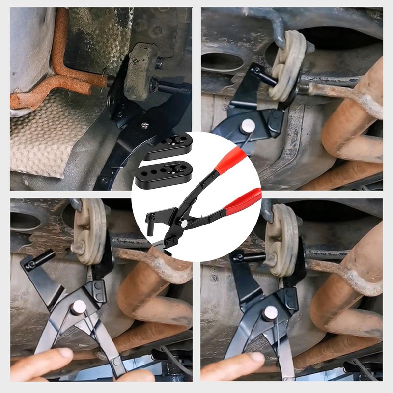 Shengsenfu 10" Exhaust Hanger Removal Pliers and 2 Hole Exhaust