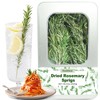 30–35PCS Dried Whole Rosemary Sprigs, 2.5oz Natural Spices in Clear-Window