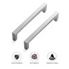 Ravinte 10 Pack Solid Kitchen Cabinet Handles Brushed Nickel Cabinet