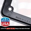 American Flag Motorcycle License Plate Frame Tag Bracket. 3D Raised