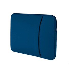 RAINYEAR 13 Inch Laptop Sleeve Compatible with 2022 2021 MacBook 13.6" M2 A2681 13.3 Inch A2338 Air Pro M1 A2337 A2159 A2179 A2251 A2289 Case Cover Bag with Front Pocket Accessories Pouch(Navy Blue)