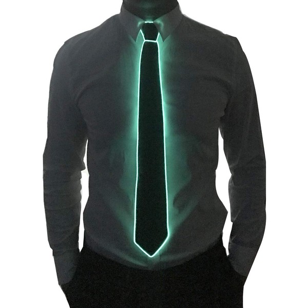 SATUMIKO Burning Man Light Up Fanny Ties Novelty Necktie For