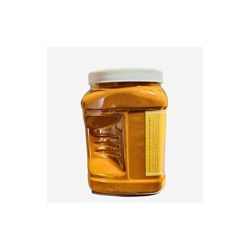 ARIAZU Curcuma en polvo 1kg frasco hermetico reusable 1 kilo