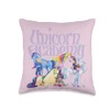 Riders and Unicorns Throw Pillow