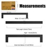 Amerdeco 10 Pack Matte Black Cabinet Pulls 6.25 Inch(160mm) Hole