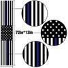 Buxiuer Thin Blue Line American Police Table Runner USA Police