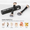 Ducare Cepillo Base Contorno Bronceador Brocha Maquillaje Doble Punta Mezclar