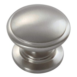 Hickory Hardware 10 Pack Solid Core Kitchen Cabinet Knobs, Luxury Cabinet and Dresser Knobs, Handle Pulls for Doors & Drawers, 1-1/4 Inch, Satin Nickel, Williamsburg Collection