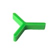 Green Color Y Shaped Hex Tile Wall Leveling Clips 1/8