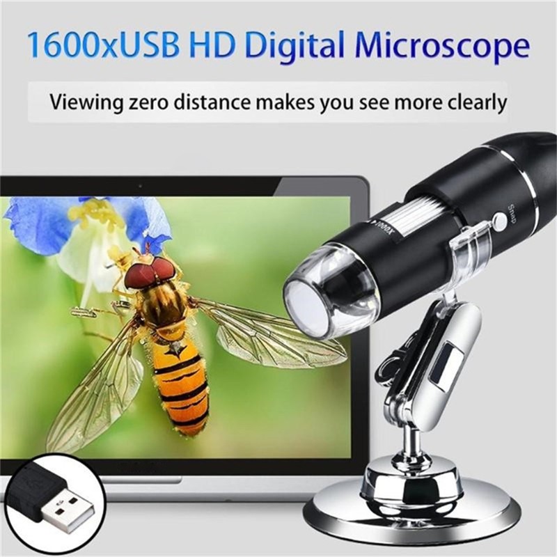 Digital Microscope 1600X USB Charging Handheld Magnifier Endoscope Camera 8