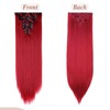 TESS Clip-In Extensions Like Real Hair, Synthetic Hair, 8 Pieces,