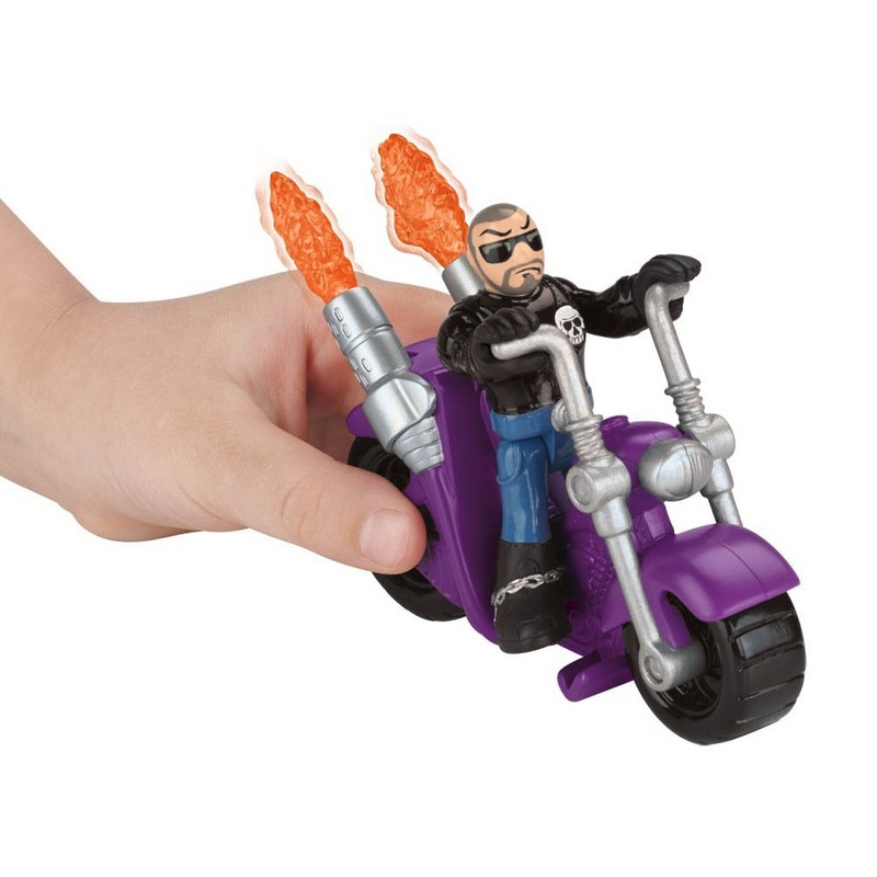 Imaginext City Burglar and Cycle