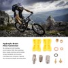 Bike Brake Hose Connector Aluminum Alloy Hydraulic Brake Hose Straight