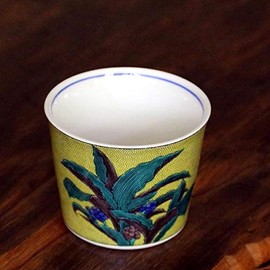 Kutani Ware MCF-11 Blue Subura Kiln Inokuchi Soba Inokuchi Yoshidaya Mannen Blue Figure