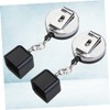 SUPVOX 6pcs Retractable Chalk Holder for Snooker and Billiards Black