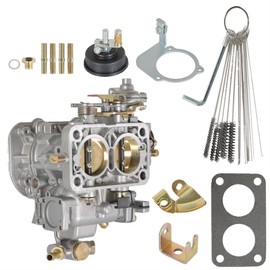 Silscvtt 2 Barrel Carburetor Replacement for Weber 38 Replacement for VW 4C