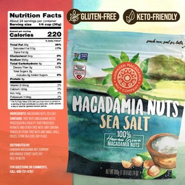 Hawaiian Macadamia Nut Company Macadamia Nuts Sea Salt 24 oz