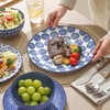 Selamica Ceramic Dinnerware Sets, 12-Pieces Plates and Bowls Sets, Scratch