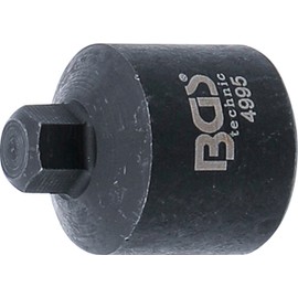 BGS Brake Caliper Hex Socket Insert Bit, Extra Short, 7 mm, 1 piece, 4995