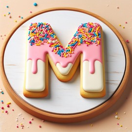 Alphabet Letter M 3 Inch Cookie Cutter from The Cookie Cutter Shop – Tin Plated Steel