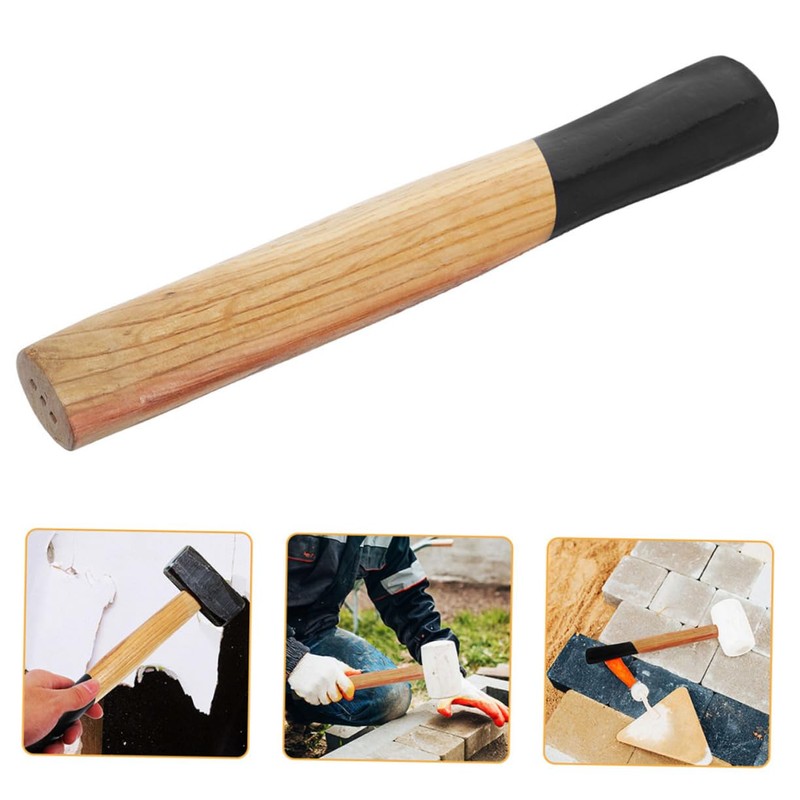 Hohopeti Wooden Replacement Handle Sturdy Comfortable Grip for Precision Striking