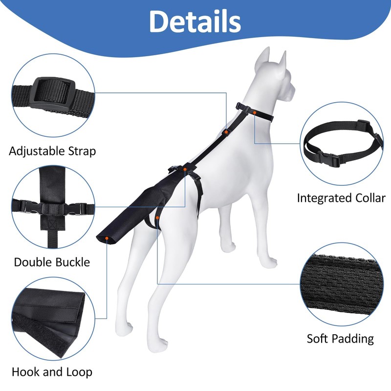 BARKLESS Dog Tail Protector, Dog Tail Guard for Medium Large