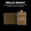 MiOYOOW Molle Extension Panel, Tactical Side Hook Looped Panel, Vest