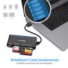 Lector multitarjeta USB3.0, SD/TF/CF/Micro SD/XD/MS 7 en 1, lector de