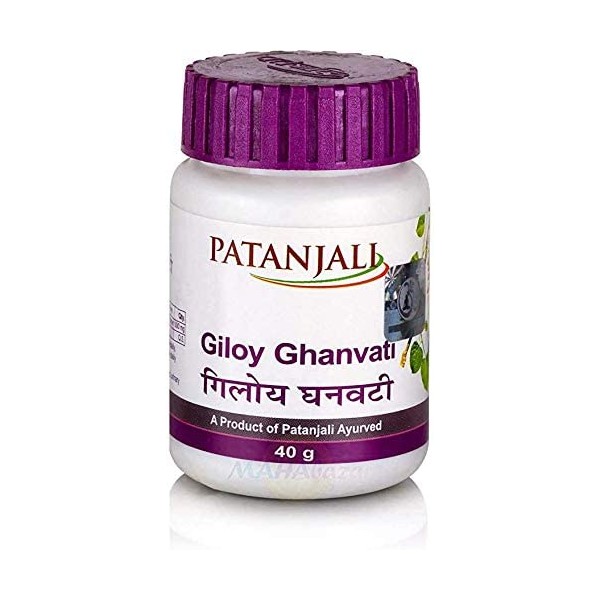 Patanjali Giloy Ghan Vati - 40gm Pack of 5