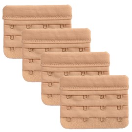 Bra Extender - Bra Extenders for Women - Beige, 4 Hook