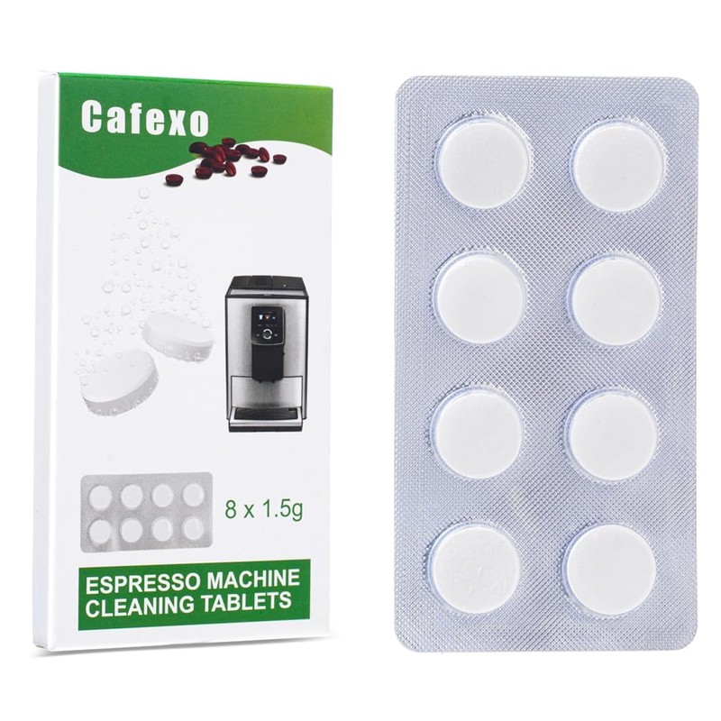 CAFEXO Espresso Machine Cleaning Tablets 1.5g (8 Pack)