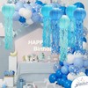 Jellyfish Paper Lanterns,Under The Sea Party Decorations 6Pack with String