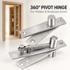 360 Degree Heavy Duty Hidden Door Pivot Hinge, Stainless Steel
