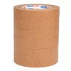 ADHES 6ROLLS Brown Kraft Paper Tape, 24mm x 50m Brown