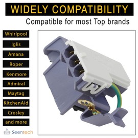8318084 Washer Lid Switch by Seentech, Compatible with Whirlpool & Kenmore Washers - Replaces TJ90ES8084 AP3180933 PS886960 WP8318084 AP6012742 ES8084 PS11745957 WP8318084VP
